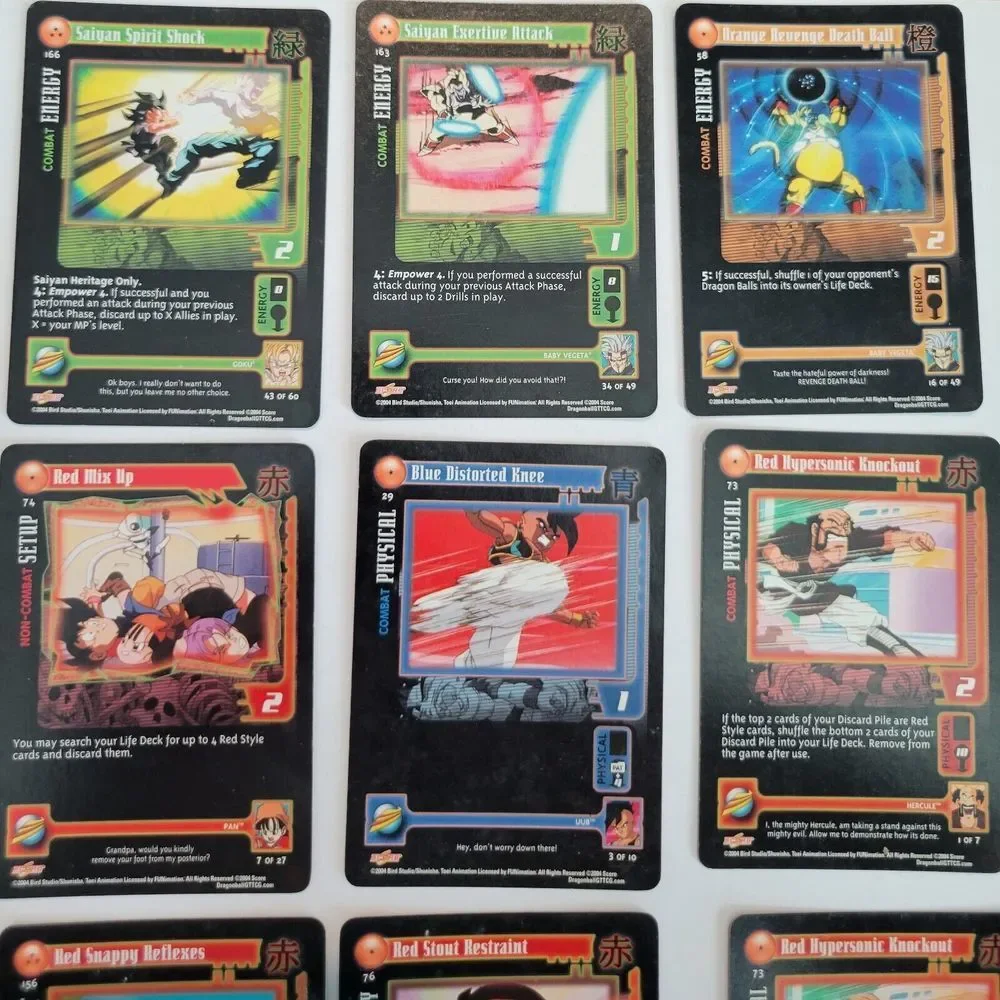 Dragon Ball GT CCG TCG Lot of 15 Cards - Non-Holo LP/MP